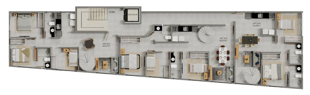 Kitnet e Studio à venda com 1 quarto, 22m² - Foto 3