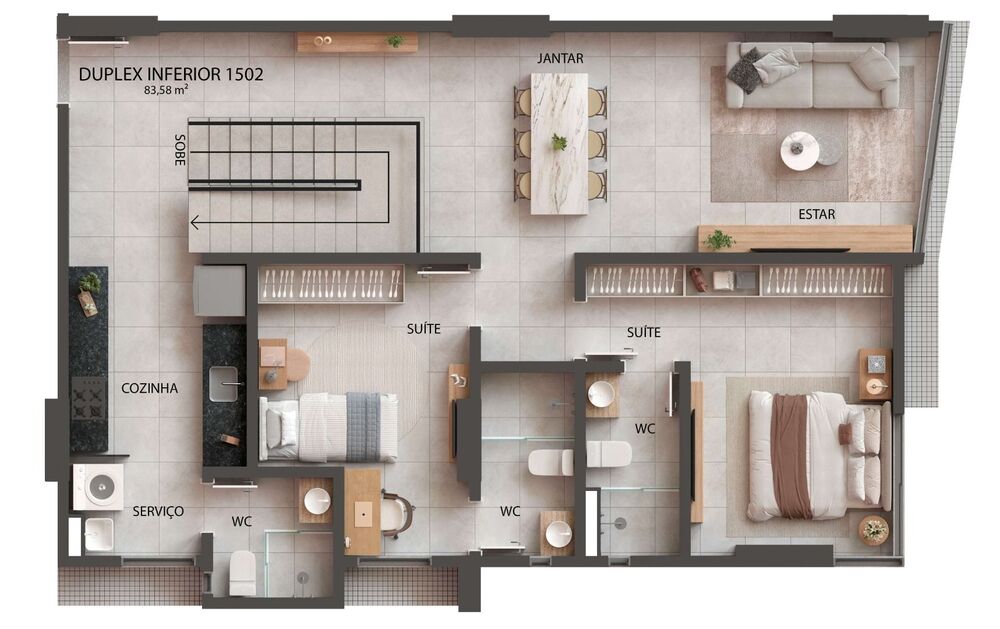 Cobertura à venda com 3 quartos, 167m² - Foto 3