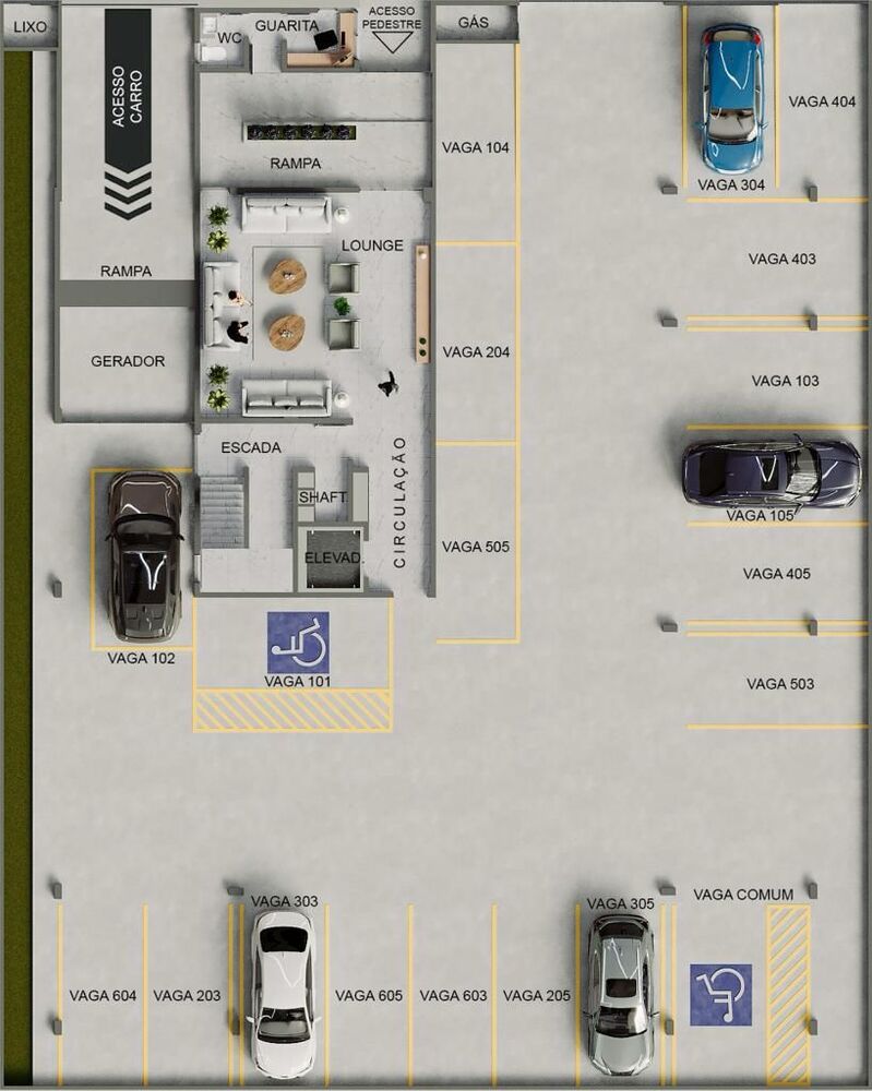 Apartamento à venda com 2 quartos, 54m² - Foto 3