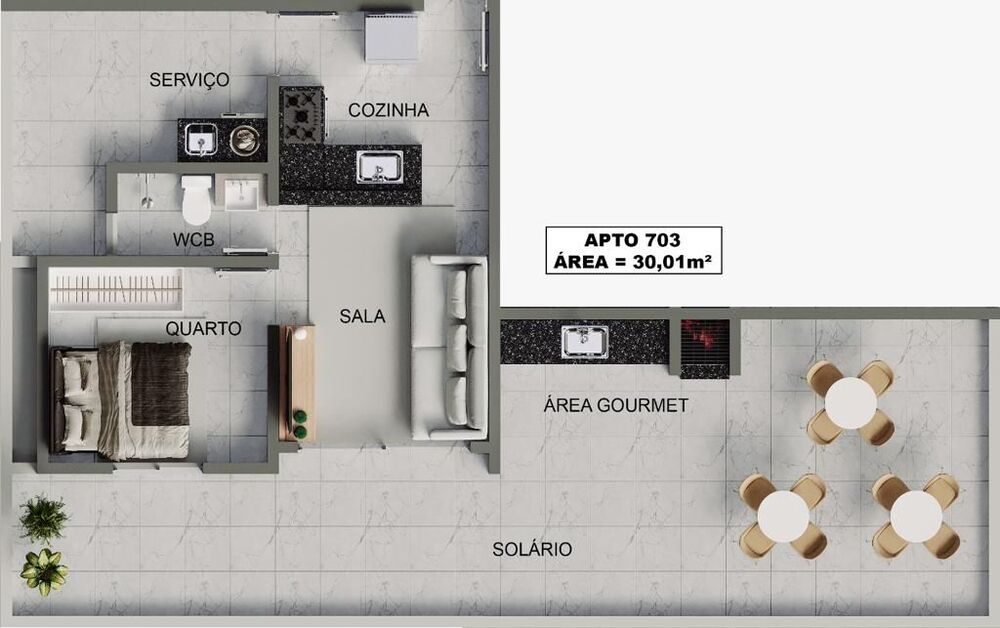 Apartamento à venda com 2 quartos, 54m² - Foto 13