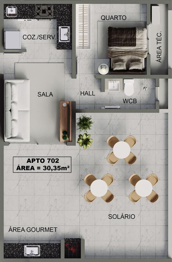 Apartamento à venda com 2 quartos, 54m² - Foto 14