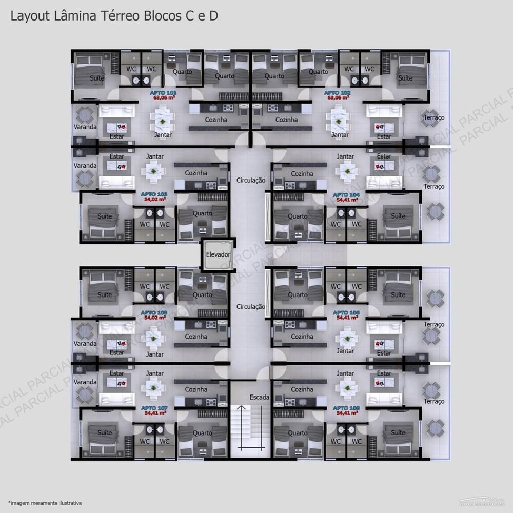 Apartamento, 2 quartos, 54 m² - Foto 13