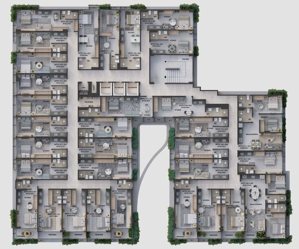 Kitnet-Studio, 22 m² - Foto 16