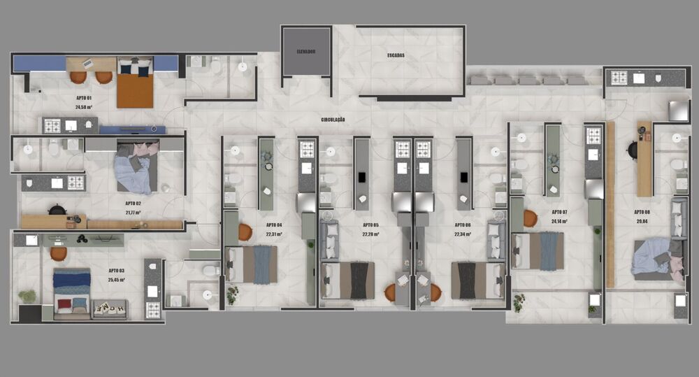 Flat/Apart Hotel à venda com 1 quarto, 22m² - Foto 20