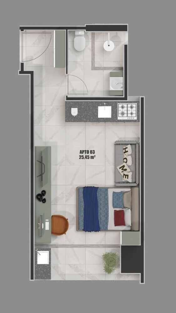 Flat/Apart Hotel à venda com 1 quarto, 22m² - Foto 16