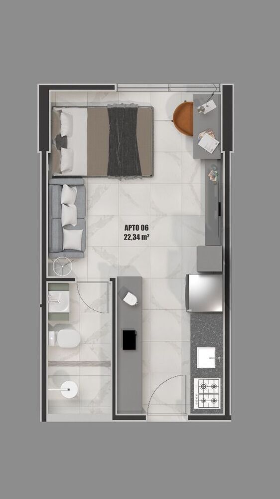 Flat/Apart Hotel à venda com 1 quarto, 22m² - Foto 19