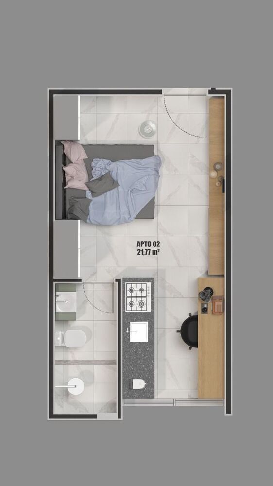 Flat/Apart Hotel à venda com 1 quarto, 22m² - Foto 15