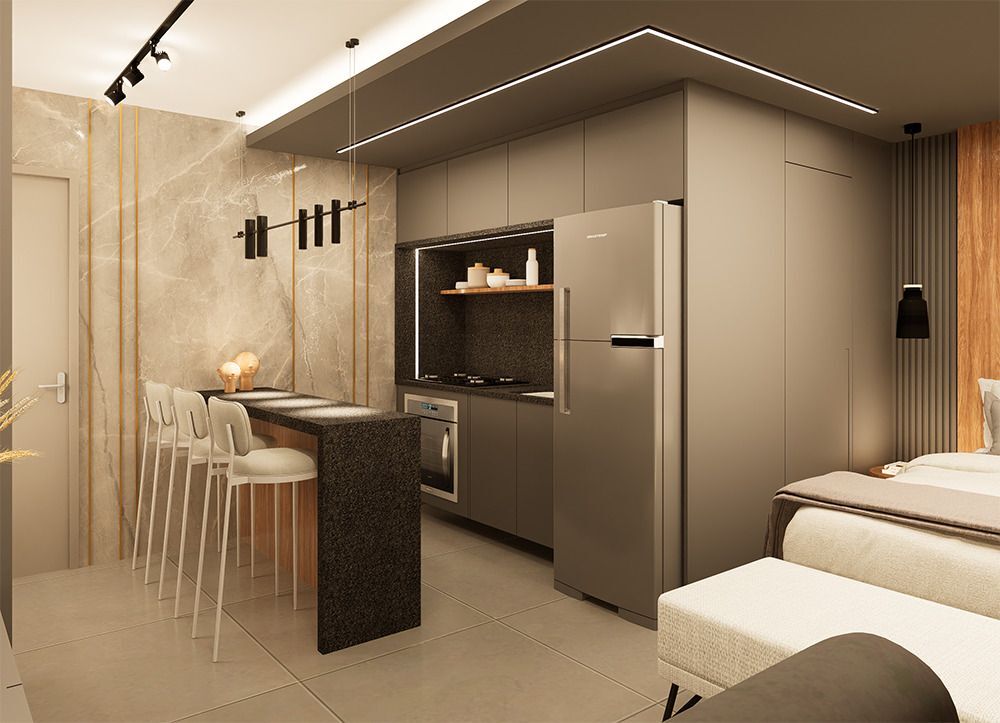 Flat/Apart Hotel, 1 quarto, 23 m² - Foto 12
