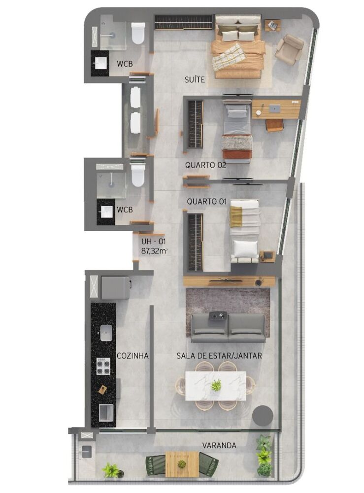 Apartamento, 3 quartos, 97 m² - Foto 9