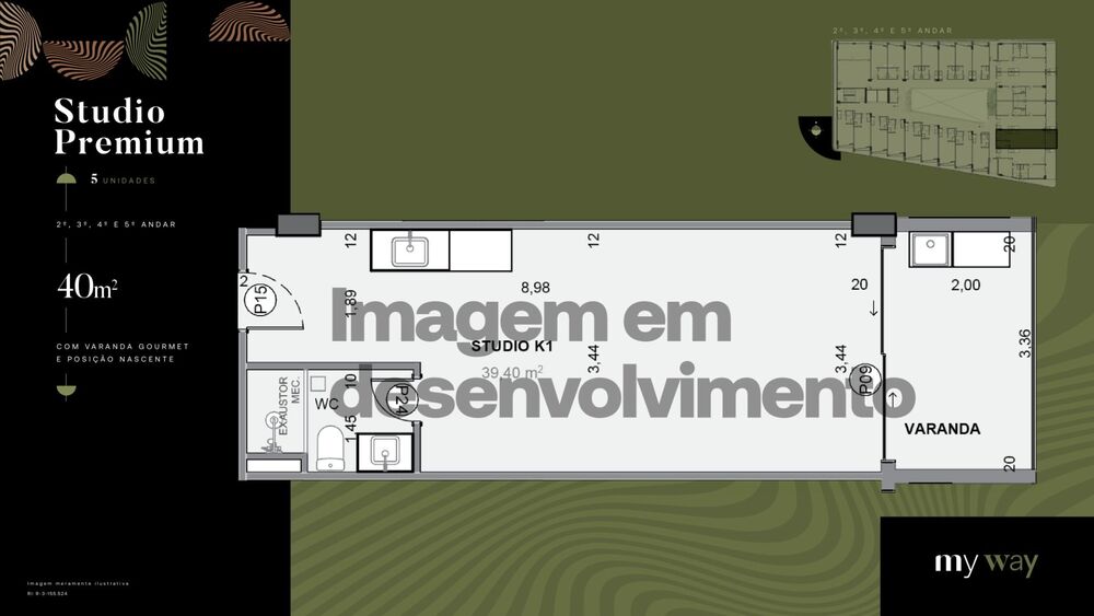Kitnet-Studio, 21 m² - Foto 10