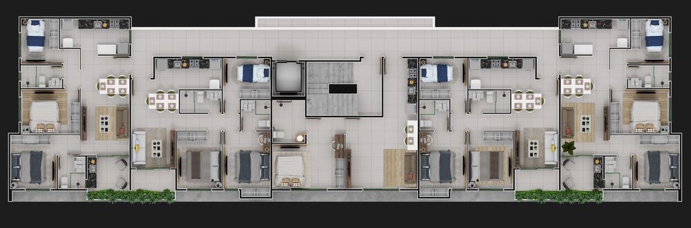Apartamento à venda com 3 quartos, 61m² - Foto 14