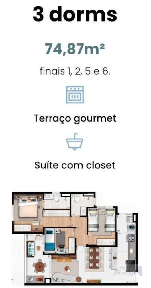 Apartamento, 2 quartos, 72 m² - Foto 4