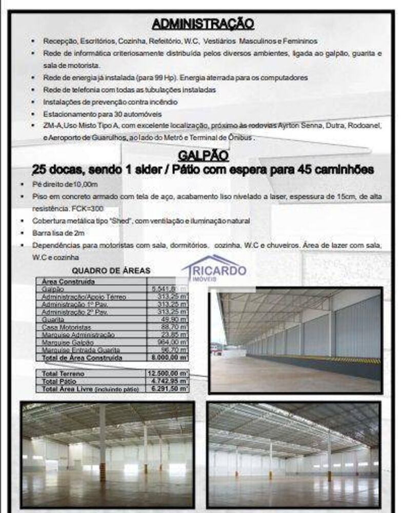 Depósito-Galpão, 8000 m² - Foto 3