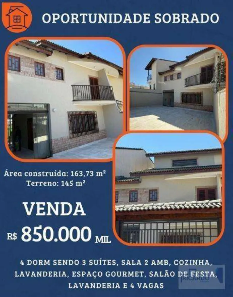 Sobrado, 4 quartos, 163 m² - Foto 2