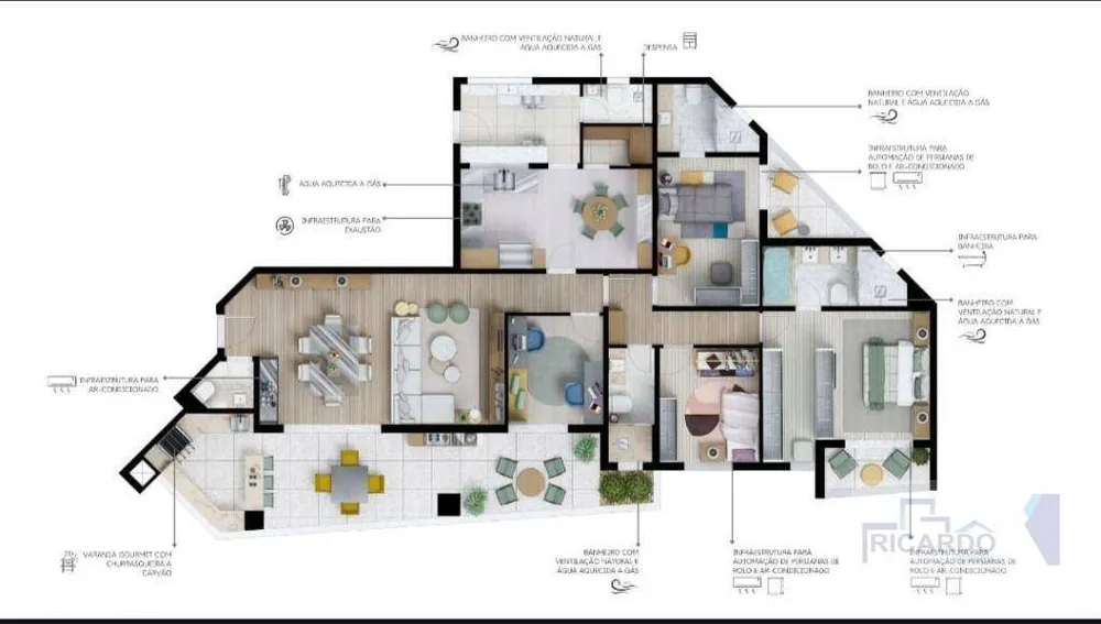 Apartamento, 3 quartos, 172 m² - Foto 8