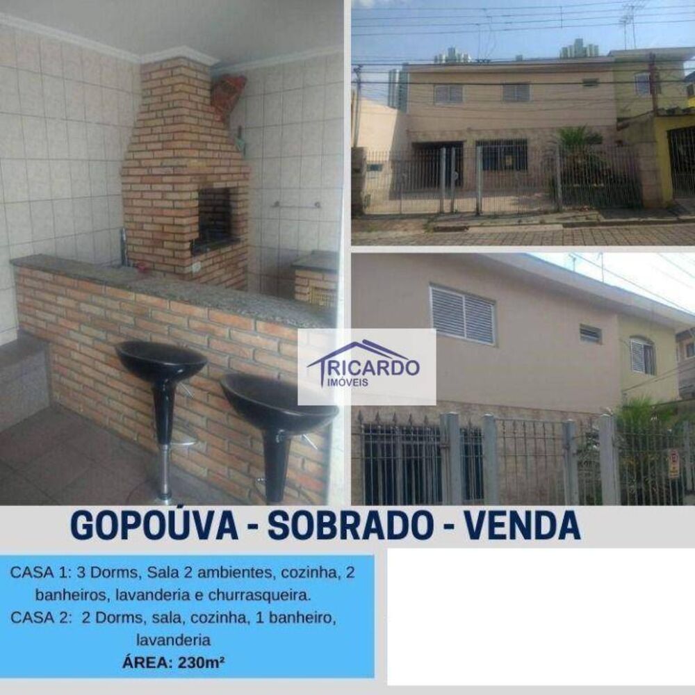 Sobrado, 3 quartos, 250 m² - Foto 1