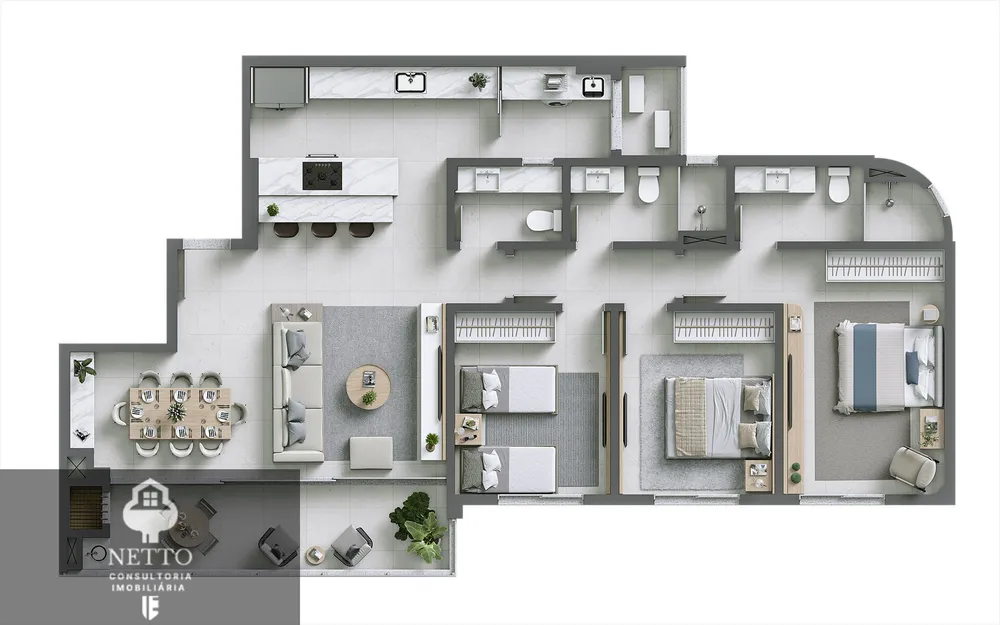 Apartamento, 3 quartos, 122 m² - Foto 13
