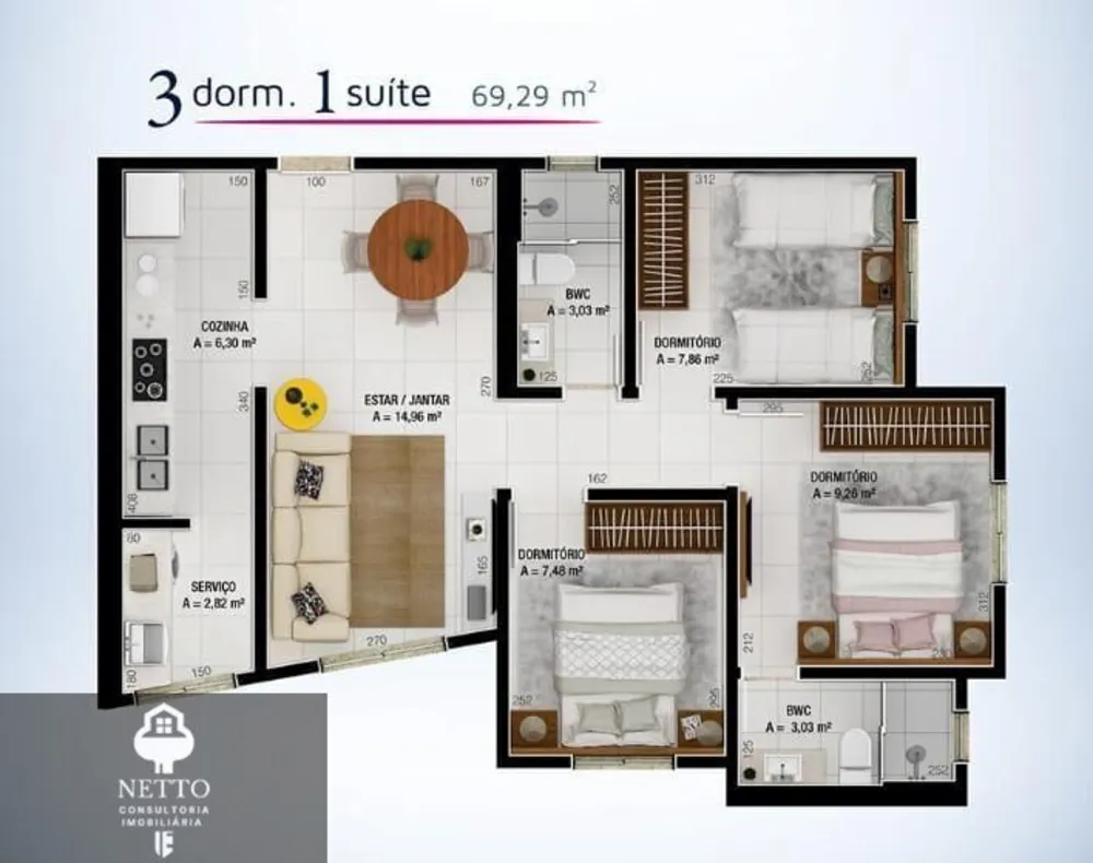 Apartamento, 2 quartos - Foto 10