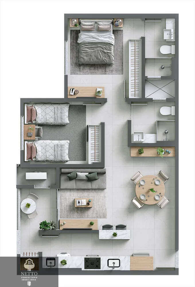 Apartamento, 2 quartos, 63 m² - Foto 14
