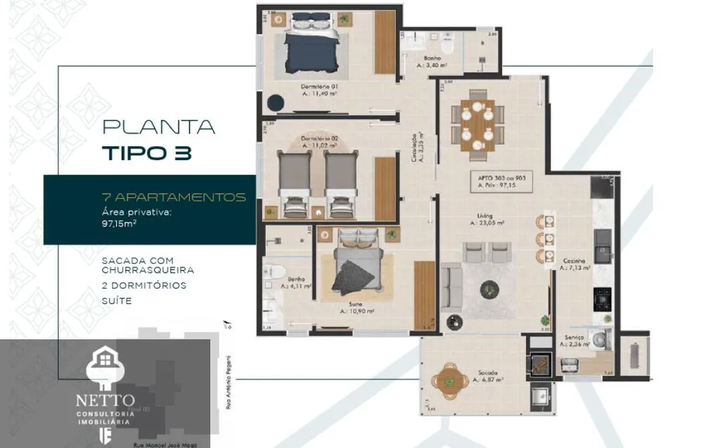 Apartamento, 3 quartos - Foto 6