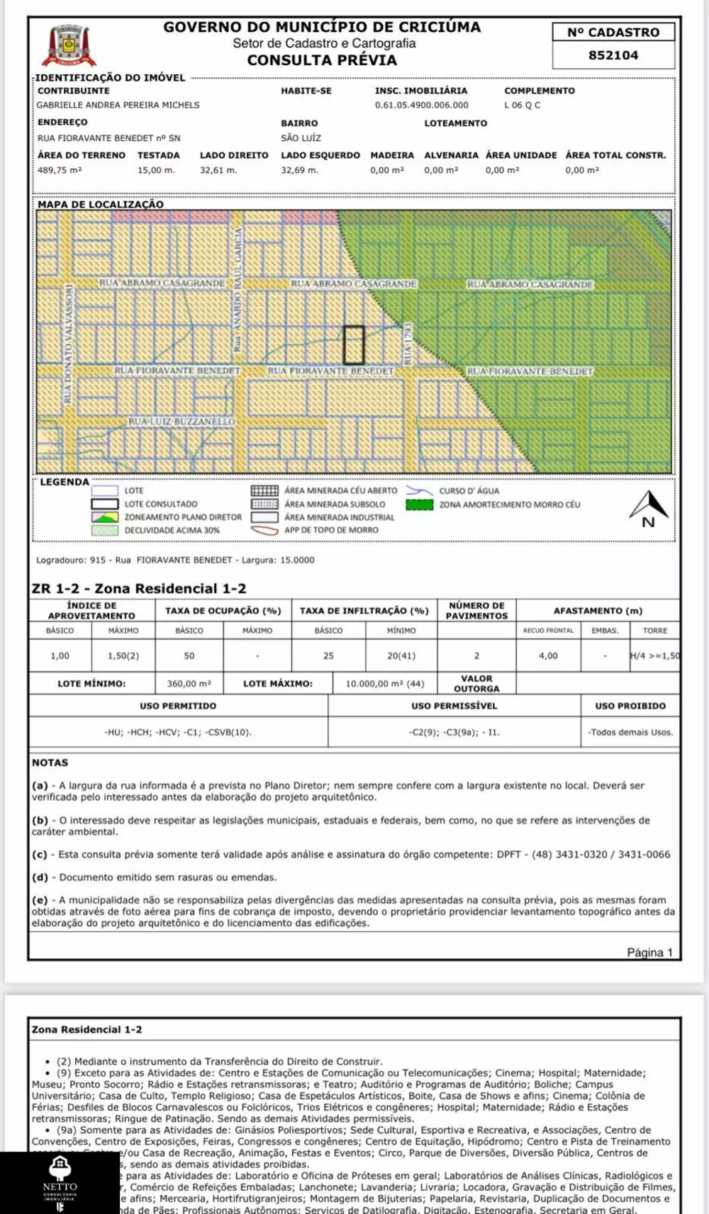Terreno, 490 m² - Foto 1