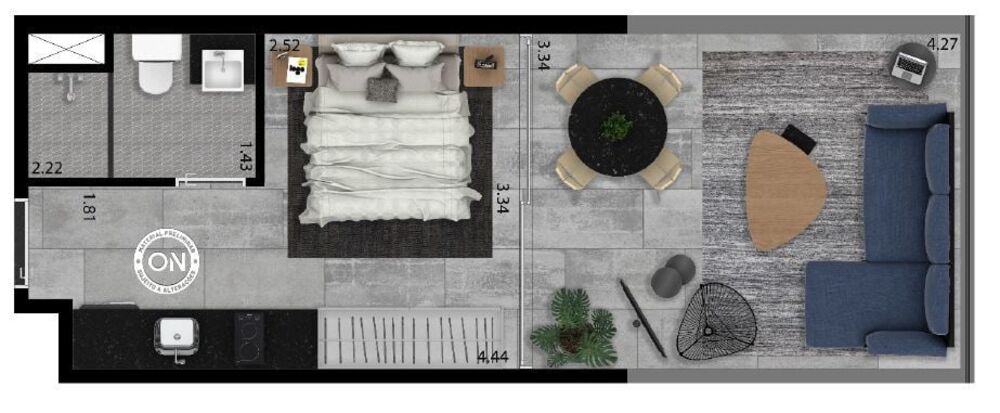 Cobertura à venda com 1 quarto, 46m² - Foto 7