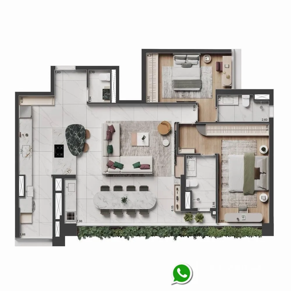 Apartamento, 3 quartos, 107 m² - Foto 6