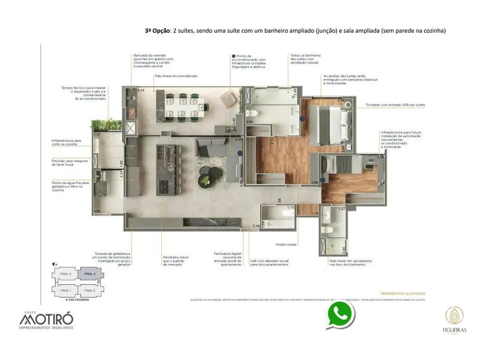 Apartamento, 3 quartos, 112 m² - Foto 8