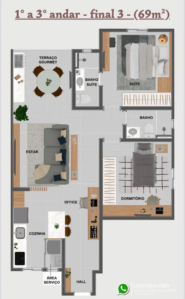 Apartamento, 2 quartos, 37 m² - Foto 4