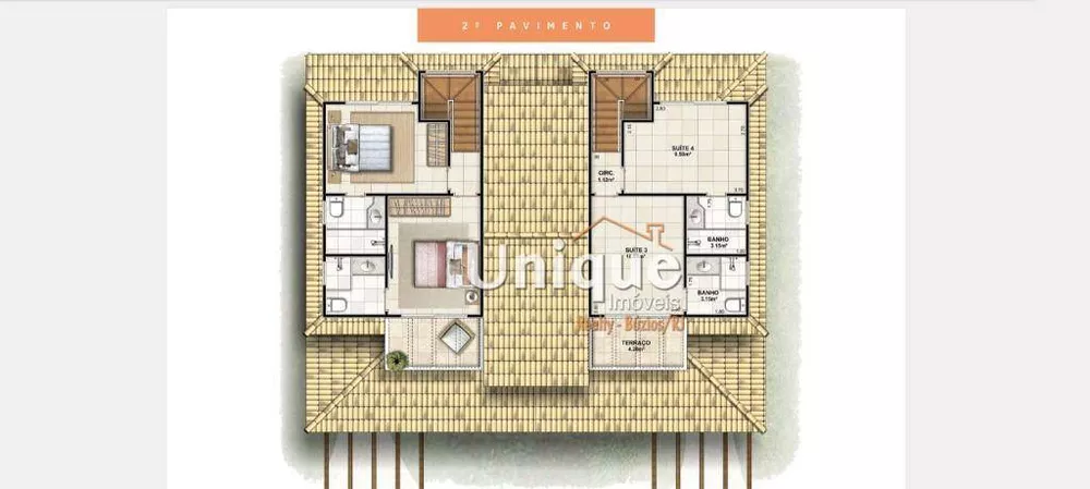 Casa de Condomínio, 4 quartos - Foto 9