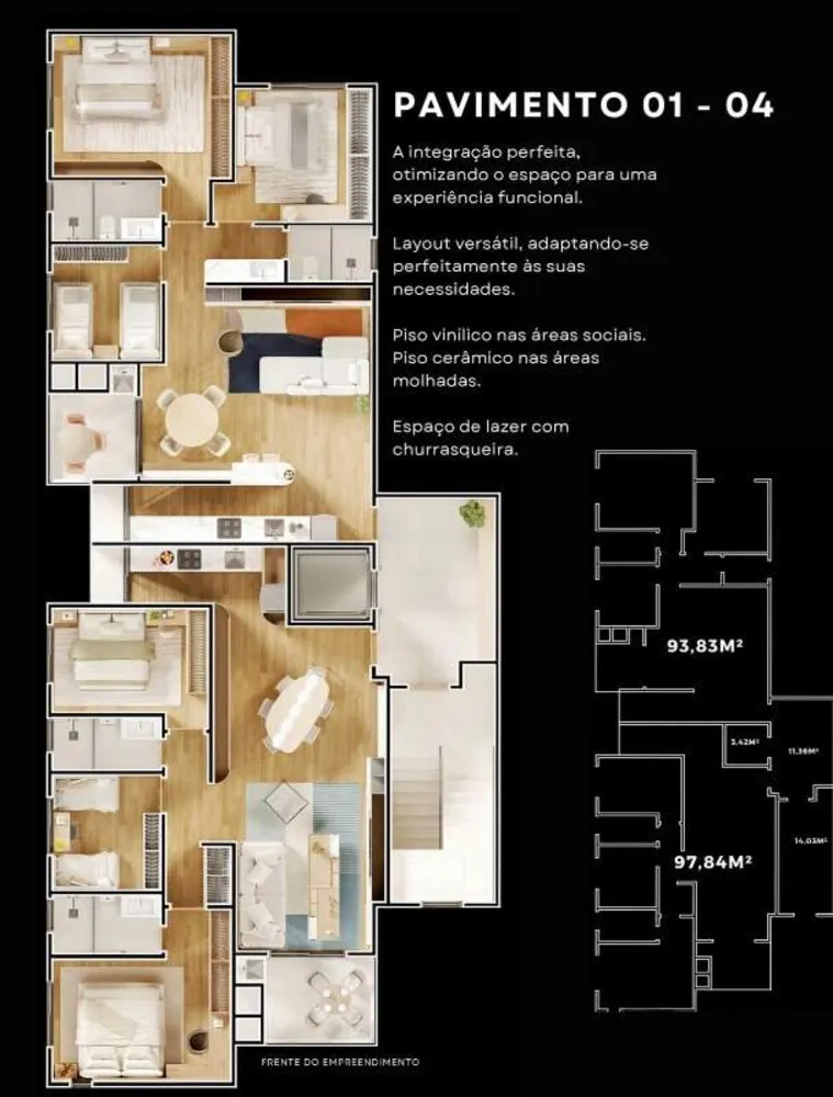 Apartamento, 3 quartos, 101 m² - Foto 10