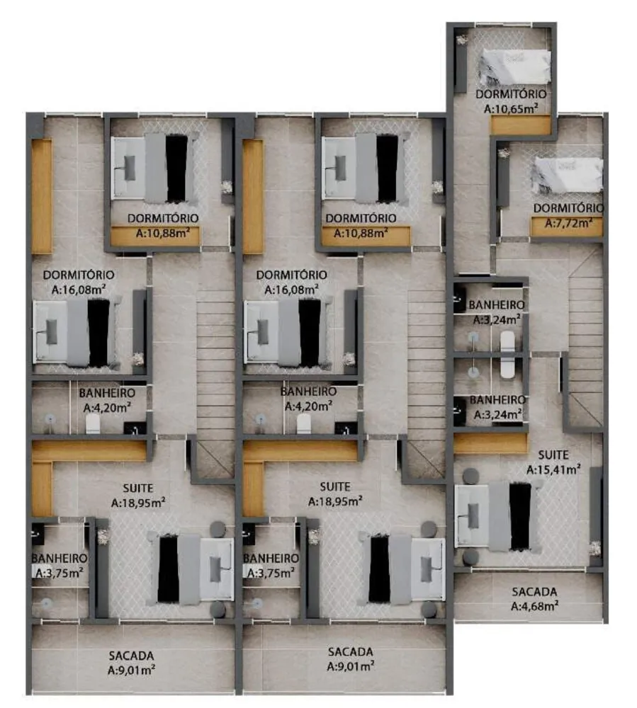 Casa, 3 quartos, 129 m² - Foto 4