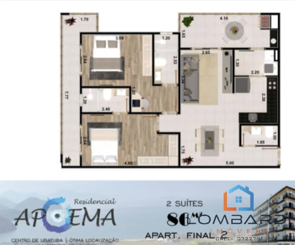 Apartamento, 2 quartos, 86 m² - Foto 7