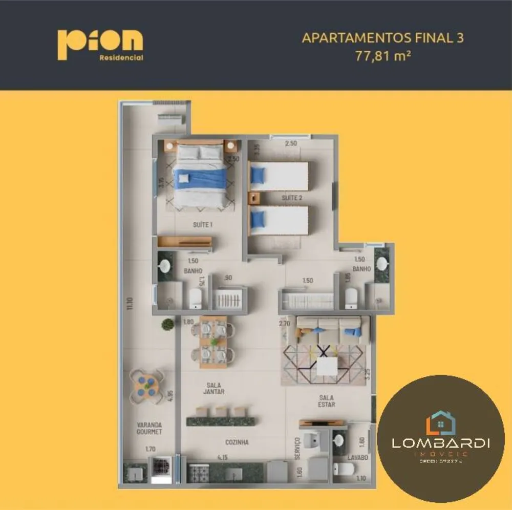 Apartamento, 2 quartos, 78 m² - Foto 8