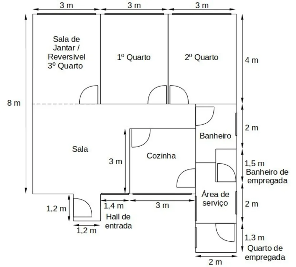 Apartamento, 3 quartos, 98 m² - Foto 3