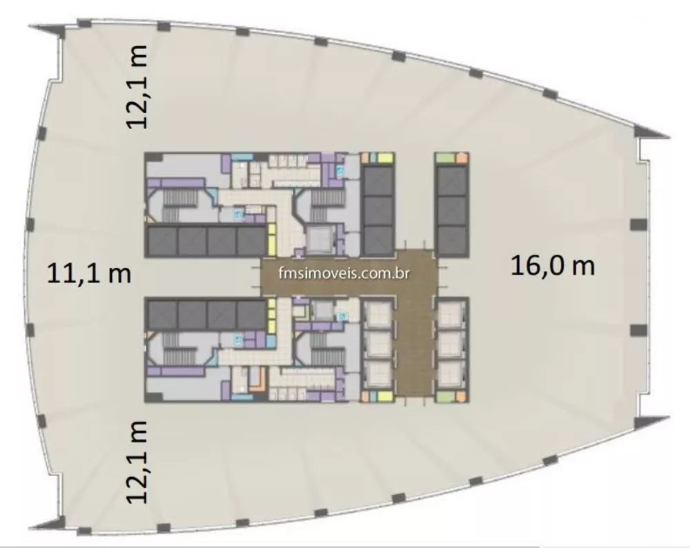 Conjunto Comercial-Sala para alugar, 248m² - Foto 4