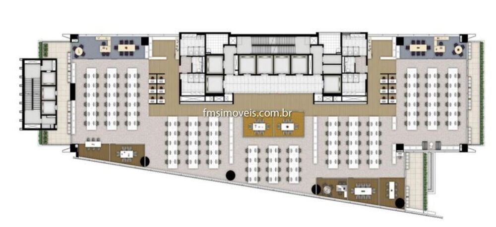 Conjunto Comercial-Sala para alugar, 1461m² - Foto 8
