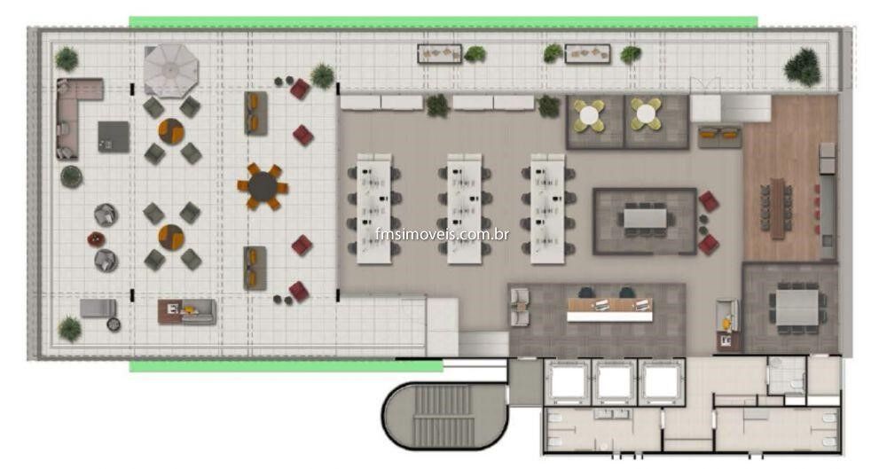 Conjunto Comercial-Sala para alugar, 661m² - Foto 11