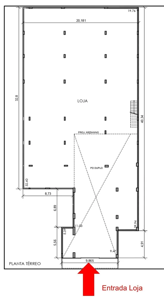 Loja-Salão, 1328 m² - Foto 3
