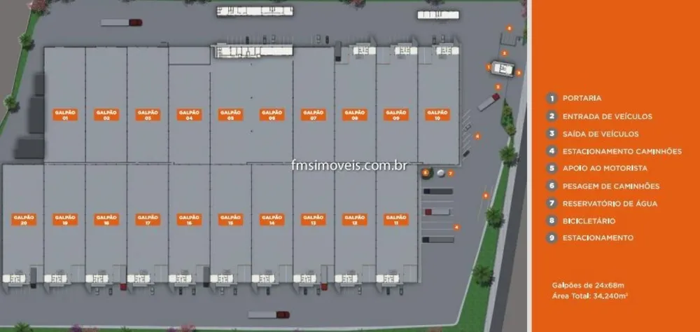 Depósito-Galpão, 33600 m² - Foto 4