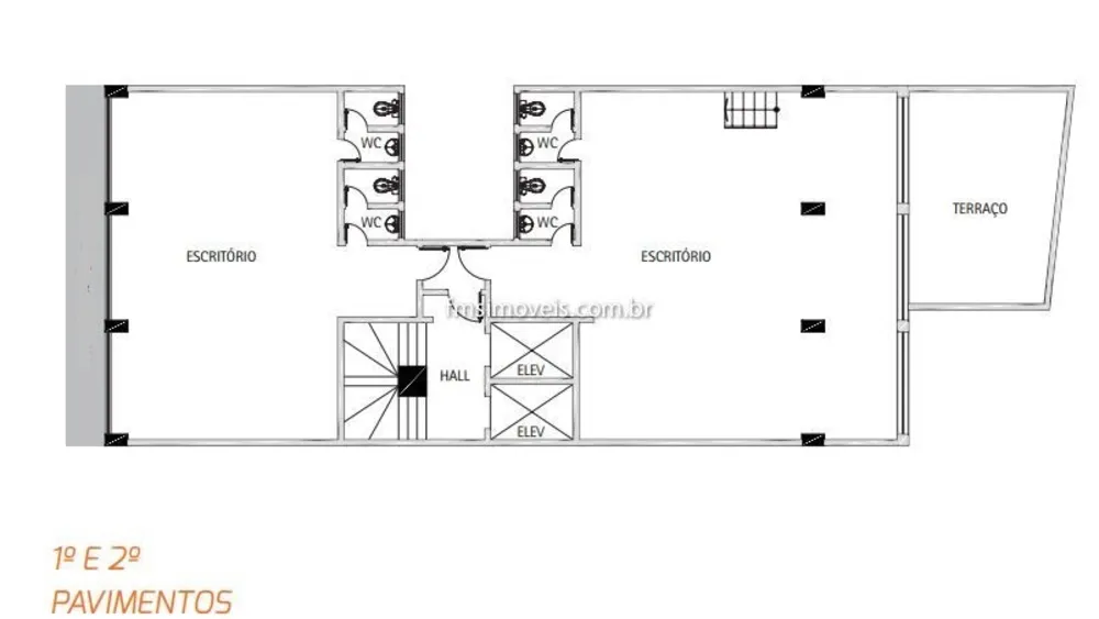 Prédio Inteiro, 2864 m² - Foto 1