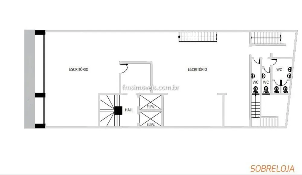 Prédio Inteiro, 2864 m² - Foto 2