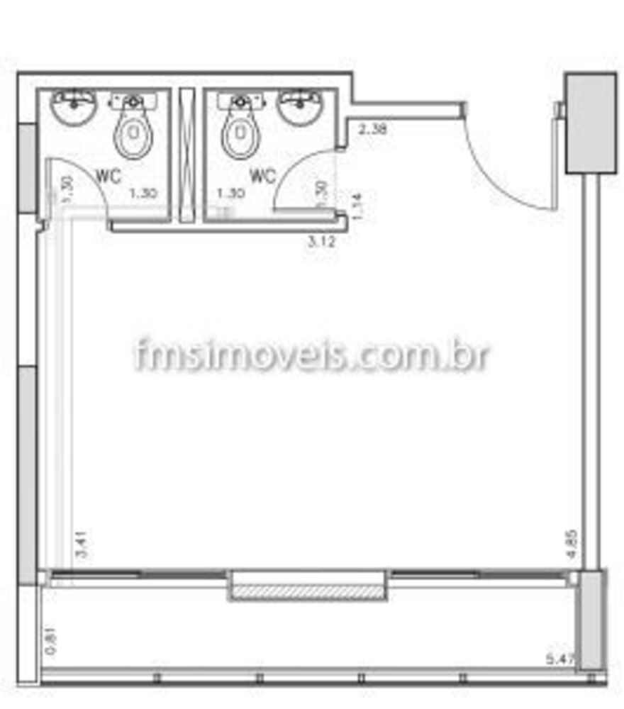 Conjunto Comercial-Sala à venda, 33m² - Foto 7