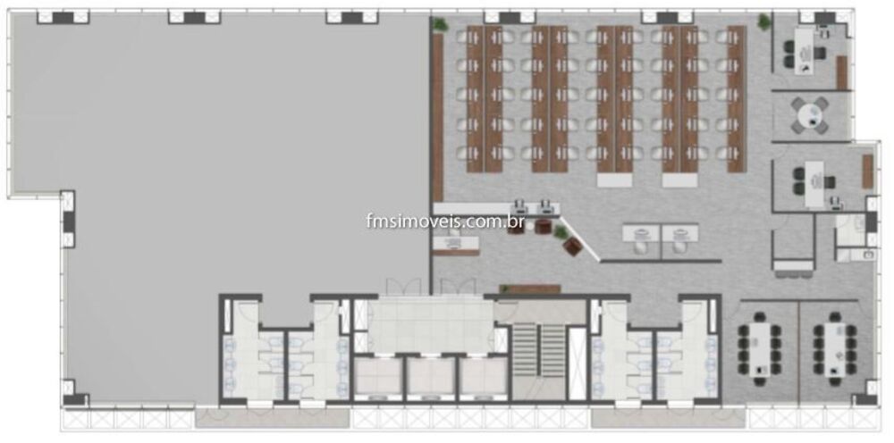 Conjunto Comercial-Sala para alugar, 413m² - Foto 6
