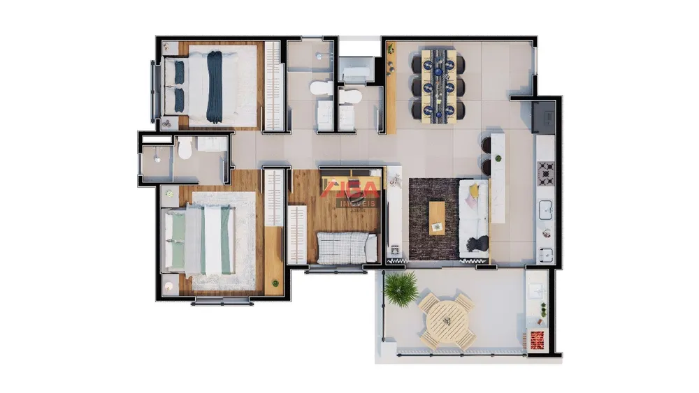 Apartamento, 3 quartos, 91 m² - Foto 5