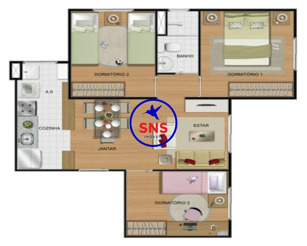 Apartamento, 3 quartos, 52 m² - Foto 12