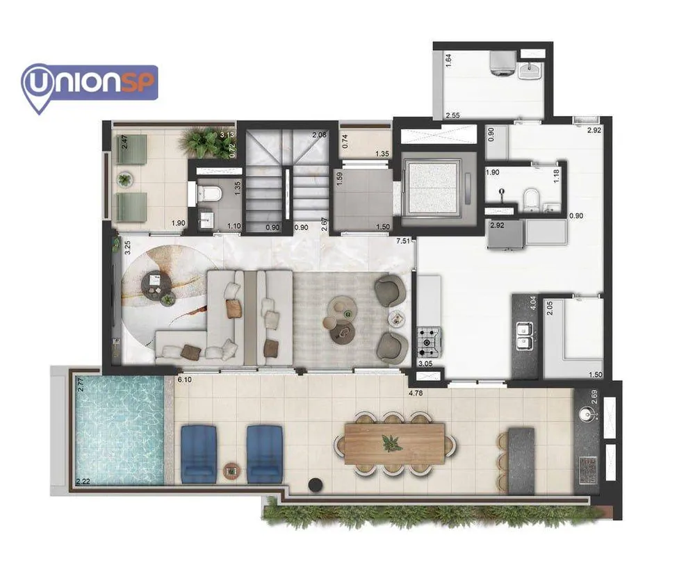 Apartamento, 2 quartos, 127 m² - Foto 1