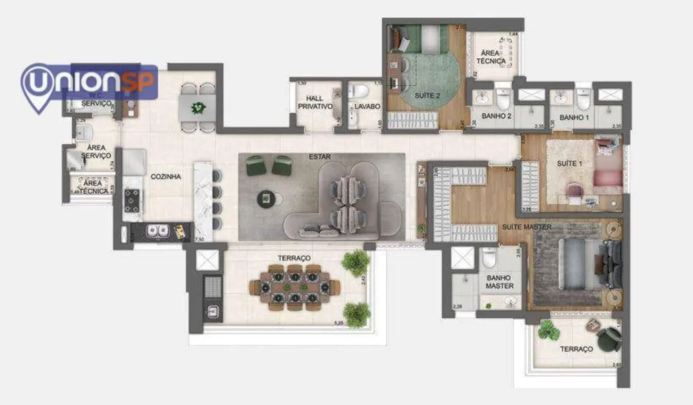 Apartamento, 4 quartos, 185 m² - Foto 1