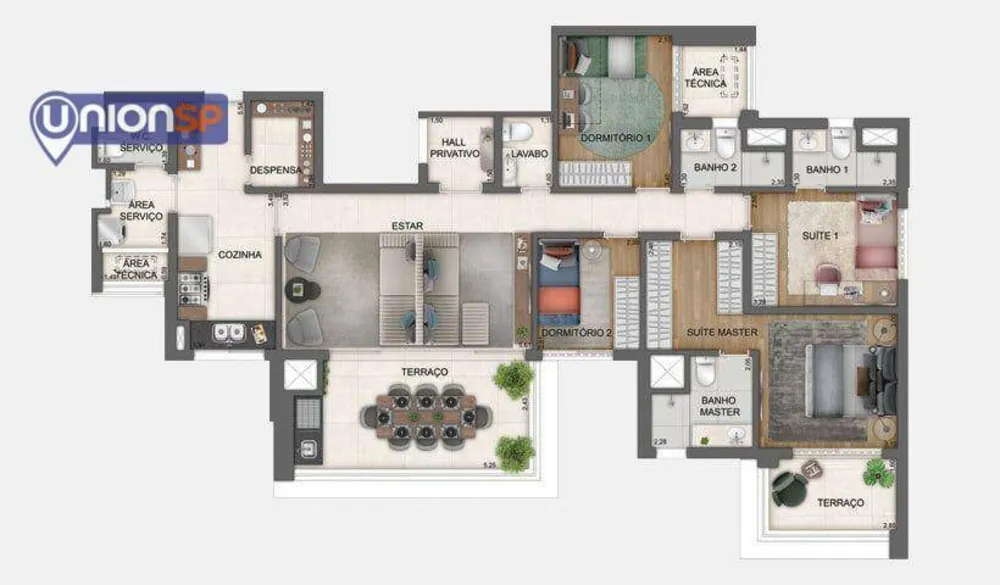 Apartamento, 4 quartos, 185 m² - Foto 3
