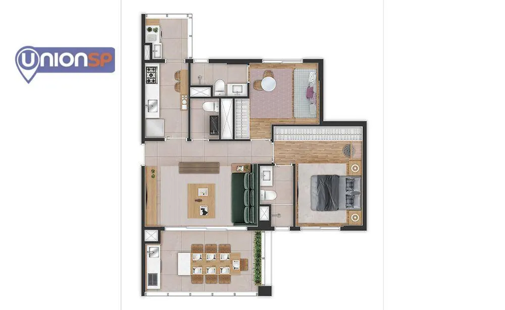 Apartamento, 1 quarto, 38 m² - Foto 4